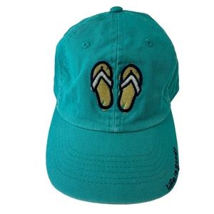Life is Good Women’s Chill Cap, Simplify Flip Flops, Aqua Blue